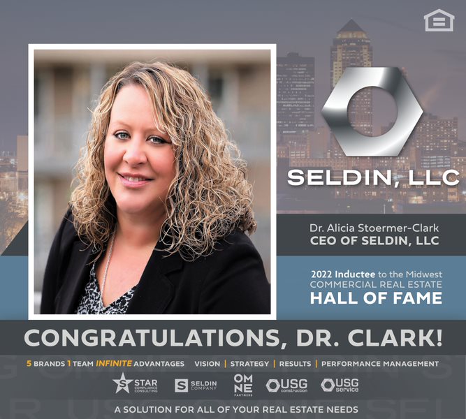 Dr. Alicia Stoermer-Clark Inducted to the Midwest Commercial Real Estate Hall of Fame